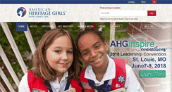 Desktop Screenshot of americanheritagegirls.org